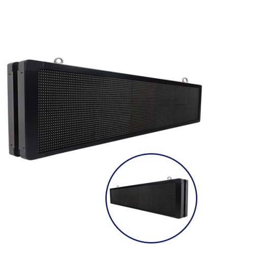 GLOBOSTAR®DISPLAY 90335 Κυλιόμενη Ψηφιακή Επιγραφή P10 Διπλής Όψης LED AC 220-240V Αδιάβροχο IP65 RGBW - WiFi Control μέσω FK APP - Αισθητήρας Θερμοκρασίας & Υγρασίας - Μ168 x Π12 x Υ40cm - 2 Χρόνια Εγγύηση