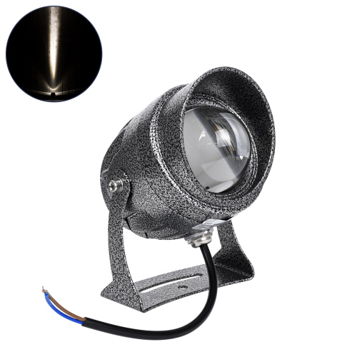 GLOBOSTAR® SPOT-XENIA 90633 Αρχιτεκτονικό Σποτ Φωτισμου LED 16W 1520lm 3° DC 24V Αδιάβροχο IP65 Φυσικό Λευκό 4500K Dimmable - Γκρι Ανθρακί - Μ9 x Π9 x Υ12cm - 3 Χρόνια Εγγύηση