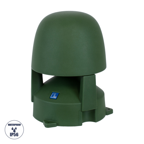 GLOBOSTAR® FDB LS208 98014 Επιδαπέδιο Παθητικό Ηχείο Εγκαταστάσεων με Μετασχηματιστή 100V & 8Ω - 150W RMS (300W Peak) - 1 x 8" Inches LF & 1 x 1" Inches HF - Αδιάβροχο IP56 - Πράσινο - Μ38 x Π38 x Υ49cm - 2 Χρόνια Εγγύηση