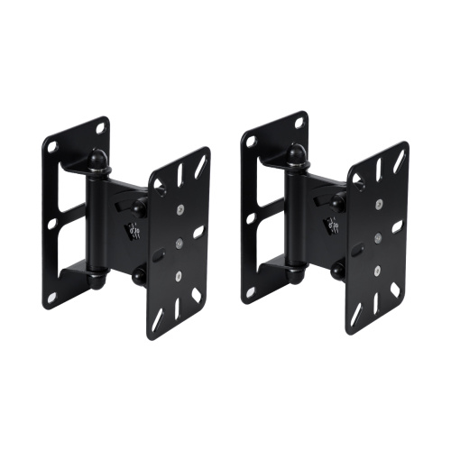 GLOBOSTAR® FDB WB2 98030 Επιτοίχια Ρυθμιζόμενη Βάση για Τοποθέτηση Συστήματος Κολωνάτων Ηχείων - IP20 - Μαύρο - Μ9.5 x Π11.5 x Υ16cm - Σετ 2 Τεμαχίων