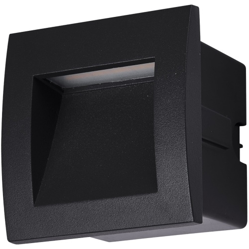 Avide Εξωτερικό Φώς Σκάλας Χωνευτό Lagos LED 3W Θερμό 3000K IP54 9cm