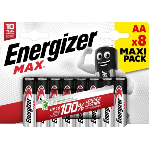 Energizer Max Alkaline AΑ (8 τμχ)