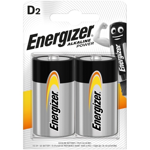 Energizer Power Αλκαλική D (2τμχ)