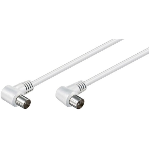 RF Angled Cable 3m White
