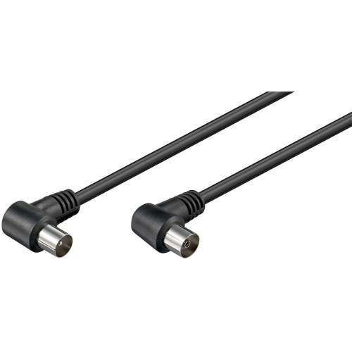 RF Angled Cable 3m Black
