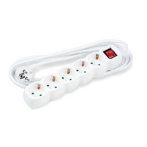 Technik Πολύμπριζο 5 Θέσεων 3x1,5mm 3m με Διακόπτη