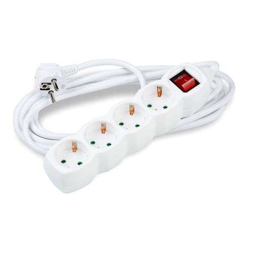 Technik Πολύμπριζο 4 Θέσεων 3x1,5mm 3m με Διακόπτη