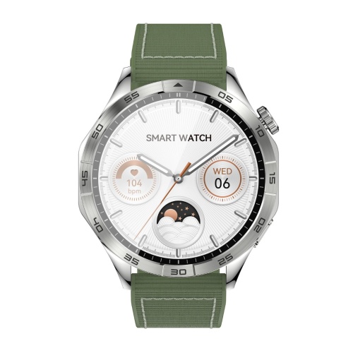 XO Watch4 AMOLED Smart Αθλητικό Ρολόι Κλήσεων Πράσινο