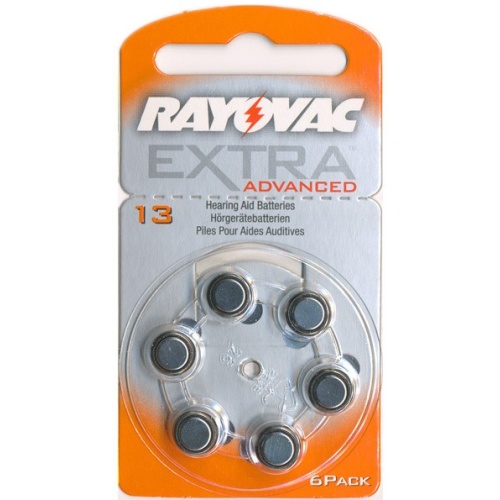 Rayovac Extra Advanced Βαρηκοΐας 13 (6τμχ)