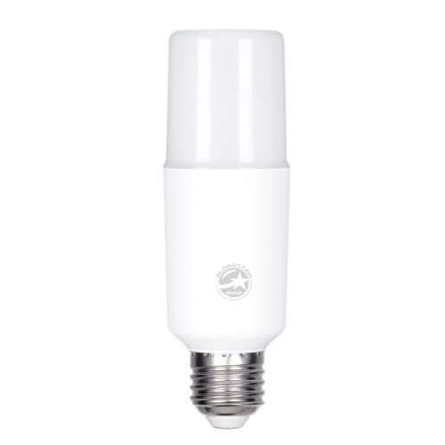 GLOBOSTAR® STICK 60057 Λάμπα E27 LED 14W 1624lm 260° AC 220-240V Αδιάβροχο IP54 Ψυχρό Λευκό 6000K - Lumileds SMD Chip - Λευκό Γαλακτερό - Μ4.5 x Π4.5 x Υ13.7cm - 3 Χρόνια Εγγύηση
