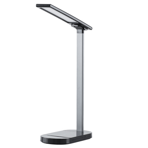 GloboStar® 76530 Επιτραπέζιο Φωτιστικό Πορτατίφ LED 5W 500lm 180° DC 5V IP20 CCT Θερμό Λευκό 2700K - Φυσικό Λευκό 4500K - Ψυχρό Λευκό 6000K Dimmable Μαύρο Αλουμίνιο - Μ25 x Π10.5 x Υ35.5cm - 2 Xρόνια Εγγύηση