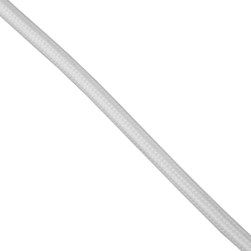 GLOBOSTAR® DECOCABLE 77600 Υφασμάτινο Καλώδιο 2 x 0.75mm² IP20 - Λευκό - Μ100 x Π0.6 x Υ0.6cm
