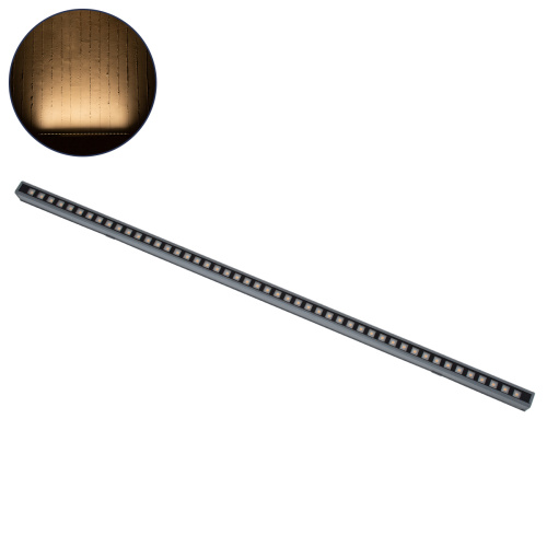 GLOBOSTAR® DIGI-BAR 90211 Ψηφιακή Pixel Addressable Facade Μπάρα LED 12W 840lm 45° DC 24V Αδιάβροχο IP65 8 x Pixel Θερμό Λευκό 2700K DMX512 Dimmable SPI/TTL Protocol IC UCS512C4 - Γκρι Ανθρακί - Μ100 x Π3.5 x Υ3.2cm - 3 Χρόνια Εγγύηση