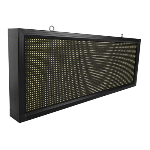 GLOBOSTAR® DISPLAY 90270 Κυλιόμενη Ψηφιακή Επιγραφή P10 Μονής Όψης LED AC 220-240V Αδιάβροχο IP54 Ψυχρό Λευκό 6000K - WiFi Control μέσω FK APP - Αισθητήρας Θερμοκρασίας & Υγρασίας - Μ104 x Π9 x Υ40cm - 2 Χρόνια Εγγύηση