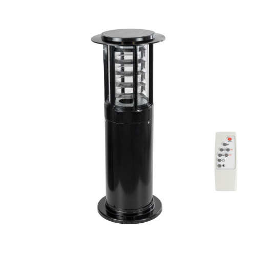 GLOBOSTAR® SOLARMIS 90536 Φωτιστικό Κολωνάκι Κήπου LED 10W 180lm 120° με Ενσωματωμένο Φωτοβολταϊκό Panel 6V 5W & Επαναφορτιζόμενη Μπαταρία Li-ion 3.2V 6000mAh με Αισθητήρα Ημέρας-Νύχτας Αδιάβροχο IP65 All in One CCT 6000K-4500K-2700K - Γκρι Ανθρακί - Μ22 x Π22 x Υ59cm - 2 Χρόνια Εγγύηση