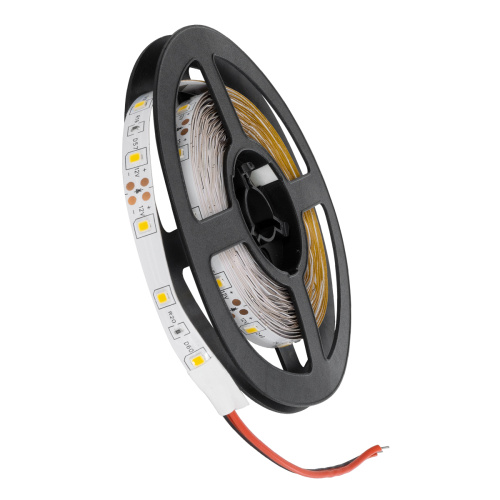 GLOBOSTAR® AVILA 90592 Ταινία LED 4.8W/m 260lm/m 120° DC 12V IP20 60 x SMD3528 Chip/m Θερμό Λευκό 2700K Dimmable - Μ500 x Π0.8 x Υ0.2cm - Ρολό 5 Μέτρων - 2 Χρόνια Εγγύηση