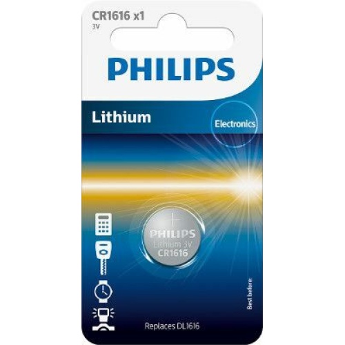 Philips Κουμπί Λιθίου CR1616 (1τμχ)