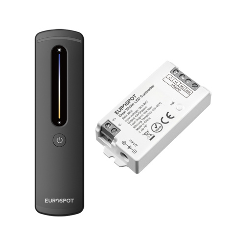 EuroSpot Led Kit Controller+ Μαύρο Remote RF 2.4GHz για CCT Ταινία