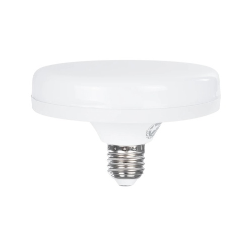 GLOBOSTAR® UFO 60069 Λάμπα E27 F120 LED 22W 2200lm 180° AC 220-240V IP20 Ψυχρό Λευκό 6000K - Lumileds SMD Chip - Λευκό Γαλακτερό - Μ12 x Π12 x Υ7.5cm - 3 Χρόνια Εγγύηση