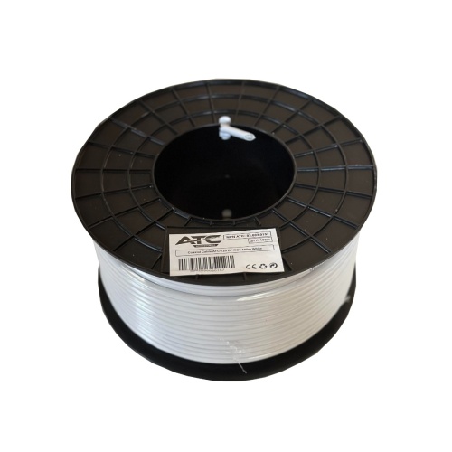 ATC Στροφείο RF ATC-720 RG6 100m Λευκό