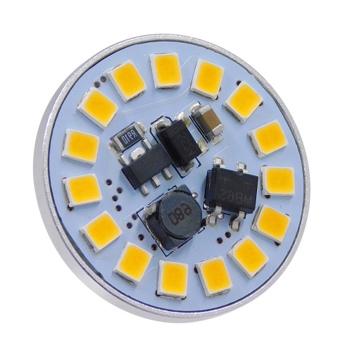 GLOBOSTAR® G4BACK 76109 Λάμπα G4 LED 3W 300lm 120° DC 12-24V IP20 Θερμό Λευκό 2700K Dimmable - Sanan SMD Chip - Back Pin - Μ2.9 x Π2.9 x Υ0.8cm - 2 Χρόνια Εγγύηση