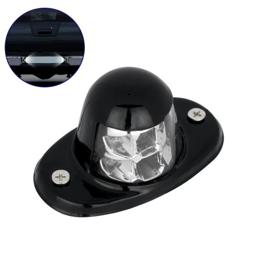 GLOBOSTAR® LICENSEPLATE 79911 Φώτα Πινακίδας Οχημάτων LED 3W 200lm 60° DC 24V Αδιάβροχο IP65 Ψυχρό Λευκό 6000Κ - Μ9 x Π4.6 x Υ5.2cm - 1 Χρόνο Εγγύηση