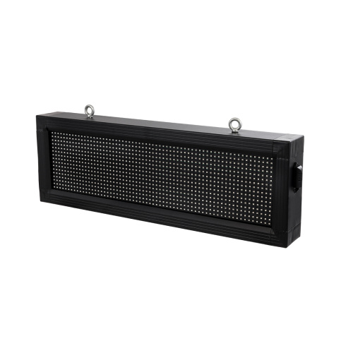 GLOBOSTAR® DISPLAY 90266 Κυλιόμενη Ψηφιακή Επιγραφή 64x16cm P10 Μονής Όψης LED AC 220-240V Αδιάβροχο IP65 Κόκκινο - WiFi Control μέσω FK APP - Αισθητήρας Θερμοκρασίας & Υγρασίας - Μ72 x Π9 x Υ24cm - 2 Χρόνια Εγγύηση