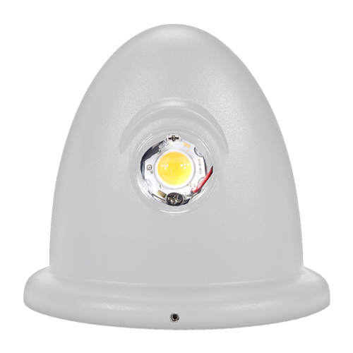 GLOBOSTAR® THIRD 93070 Μοντέρνο Φωτιστικό Τοίχου - Απλίκα LED 10W 1400lm 30° AC 220-240V Αδιάβροχο IP65 Θερμό Λευκό 2700K - Bridgelux COB Chip & TÜV SÜD Driver - Λευκό Ματ - Μ15.1 x Π9.3 x Υ14.5cm - 5 Χρόνια Εγγύηση