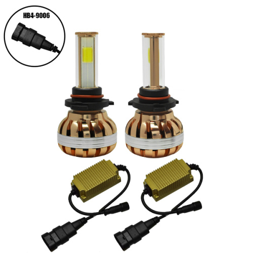 GloboStar® 99706 LED HID KIT HB4 9006 COB LED 45 Watt 4500 Lumen 9-32 Volt DC 6000k