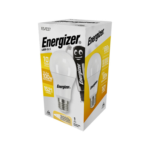 Energizer BEC Κοινή Λάμπα LED 13.8W E27 1521lm 3000K Θερμό Λευκό