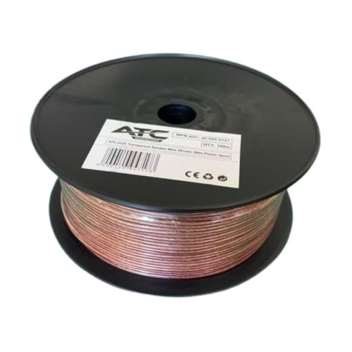 ATC-2225 Καλώδιο Ήχου Διαφανές 2x1mm 100m