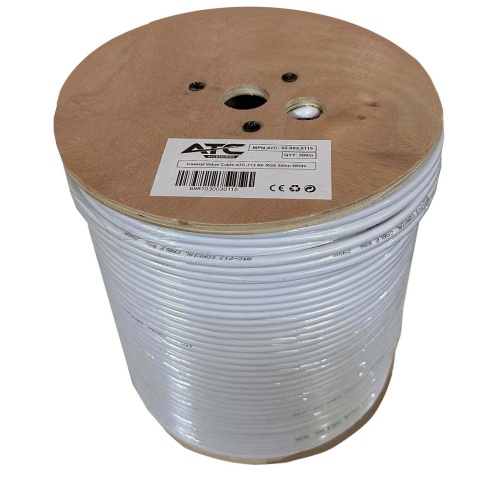 ATC Στροφείο RF ATC-713 Value RG6 300m Ξύλινο