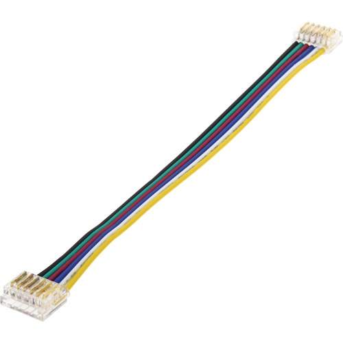 EuroSpot Διπλός Καλωδιακός Σύνδεσμος Ταινίας Led 6Pin για SMD RGB+CCT 12mm