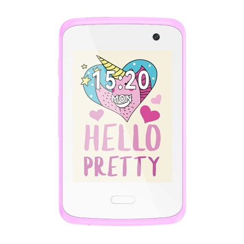 XO H150 Kids Smart 2G Cell Phone 2.8' Screen 30W Pixel White+Purple