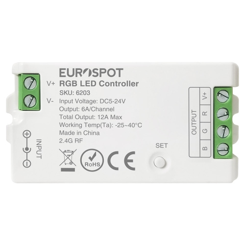 EuroSpot Led Controller RF 2.4GHz για RGB Ταινία
