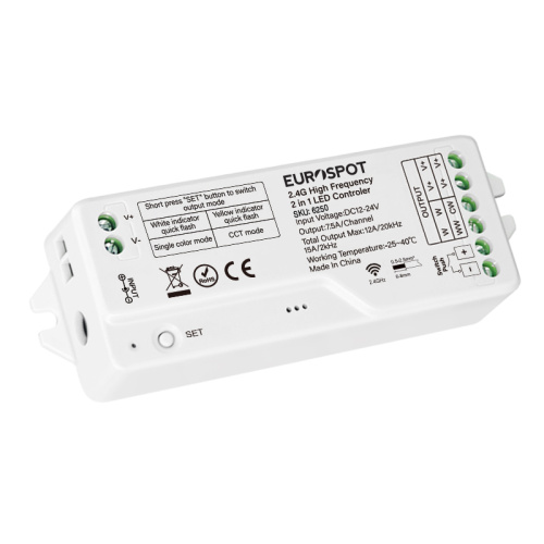 EuroSpot Led High Frequency Controller 2in1 2.4RF+ Push Dim