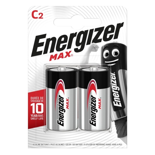 Energizer Max Alkaline Μπαταρία C (2 τμχ)