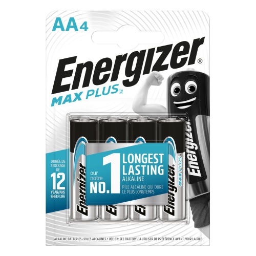 Energizer Max Plus Alkaline Μπαταρία ΑΑ (4 τμχ)