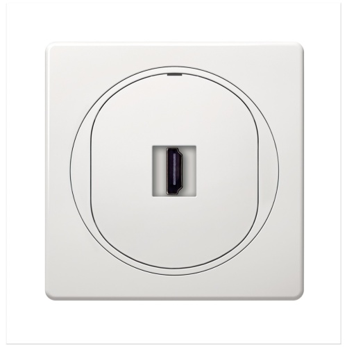 EON HDMI/HDMI socket Keystone, white