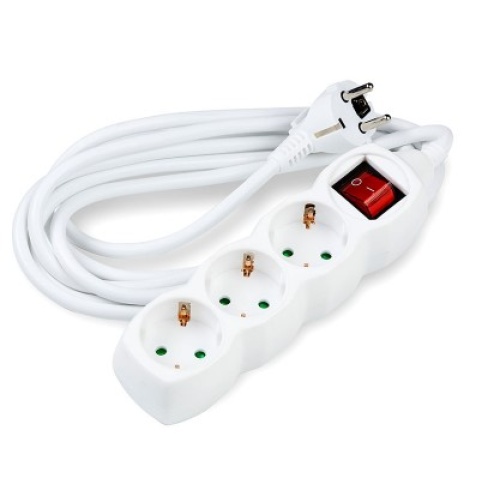 Technik Πολύπριζο 3 Θέσεων 3x1,5mm 5m με Διακόπτη