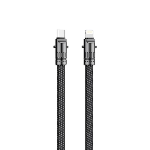 XO NB-Q289A Charging & Data Cable Type-C to Lighting 27W Black 20cm