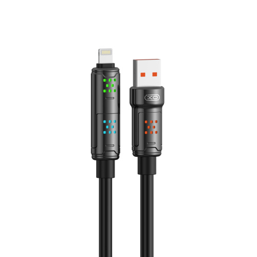 XO NB295 Καλώδιο Φόρτισης & Μεταφοράς Δεδομένων 4 σε 1 Μαύρο 1.2m