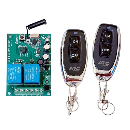 Δικάναλος Δέκτης Εντολών KIT Με 2 Κοντρόλ KG1285V (12V εως 85V)